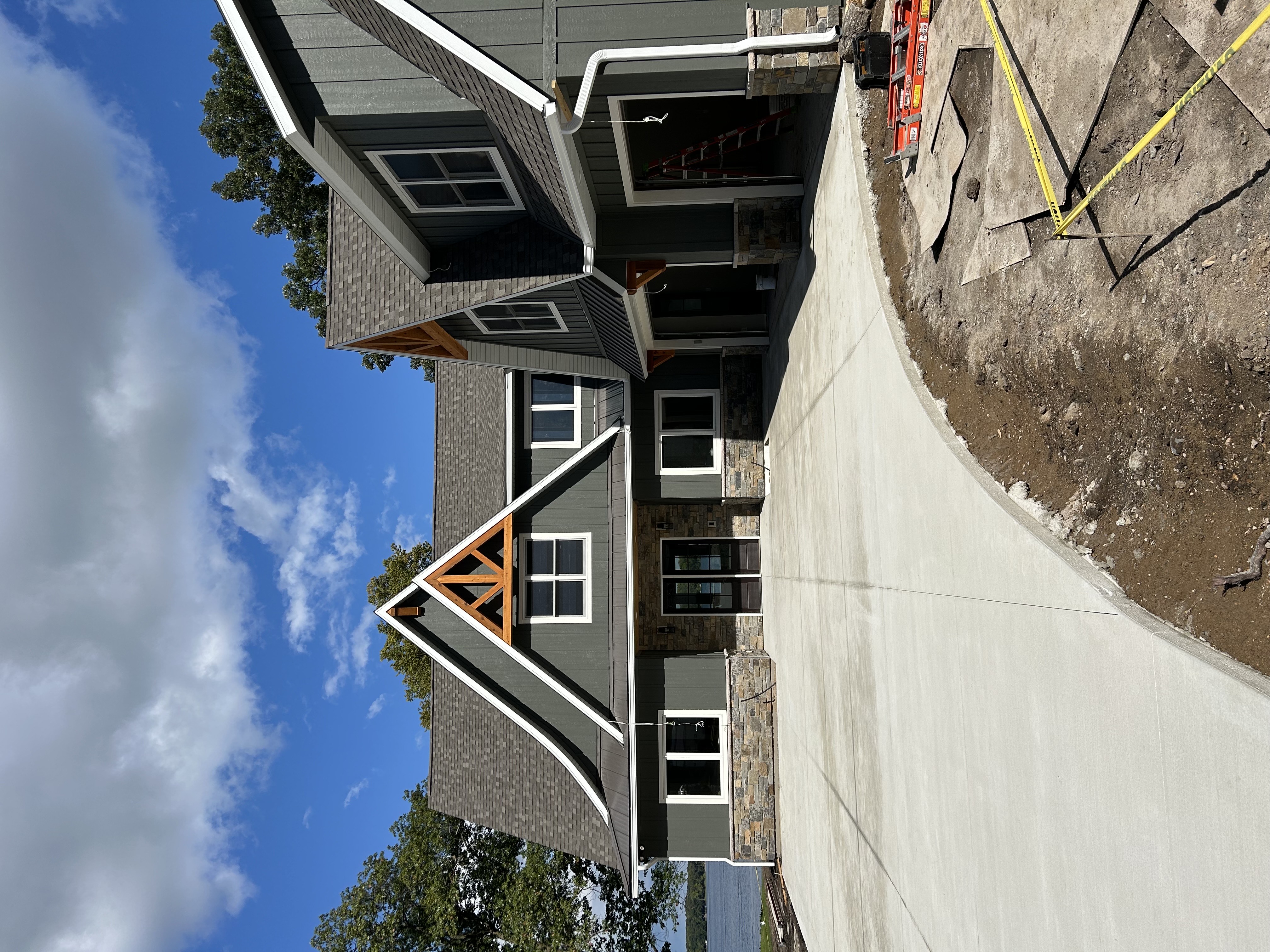 Gutter repair work