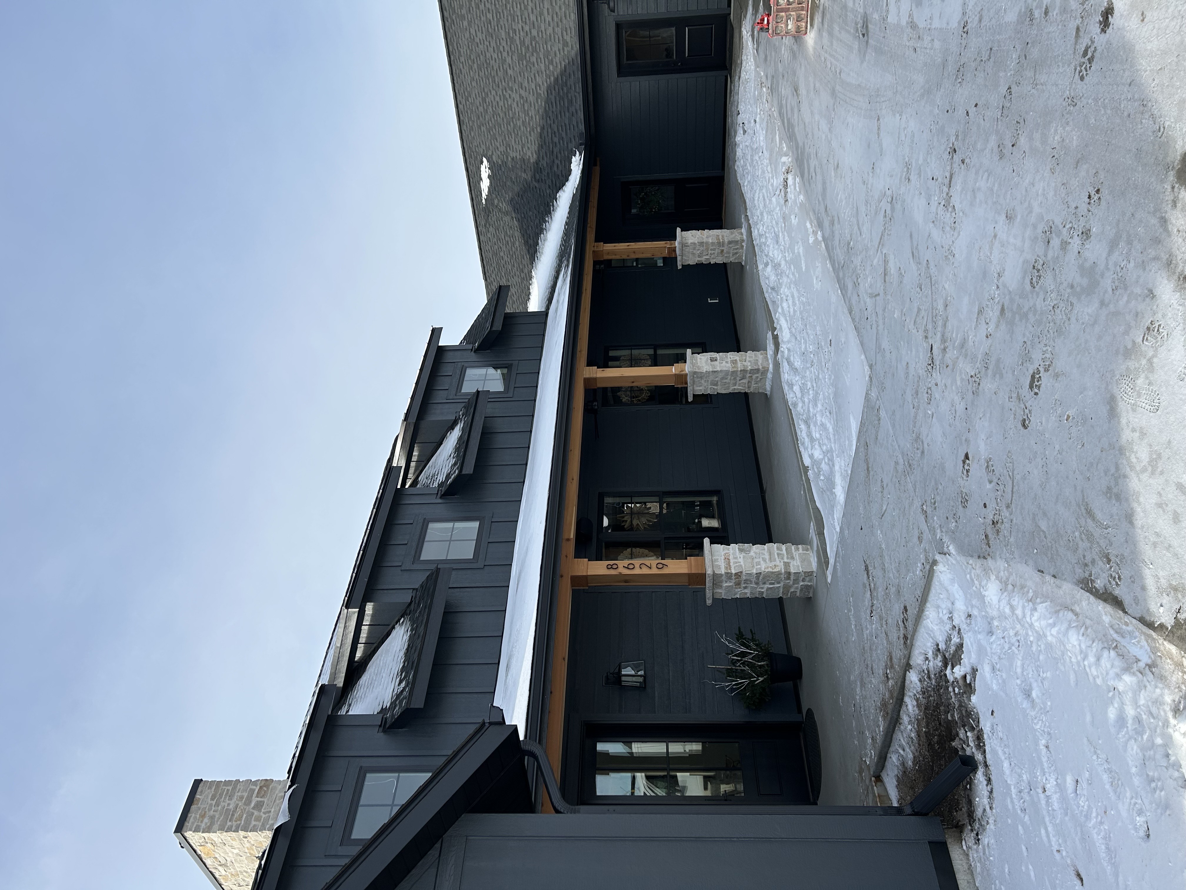Guttering installation on a modern home